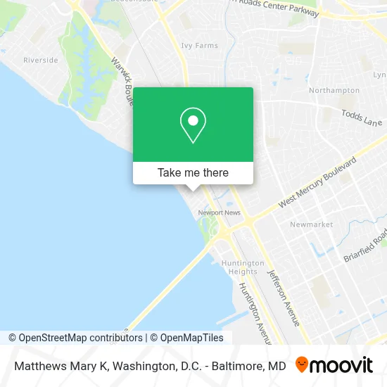 Matthews Mary K map