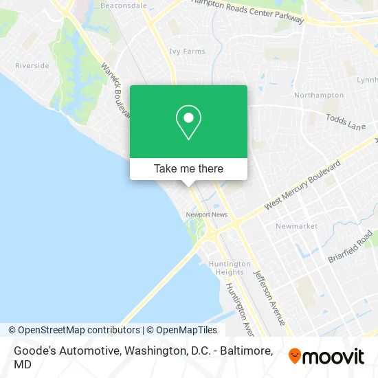 Goode's Automotive map