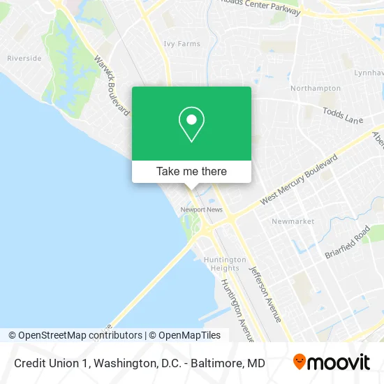 Credit Union 1 map
