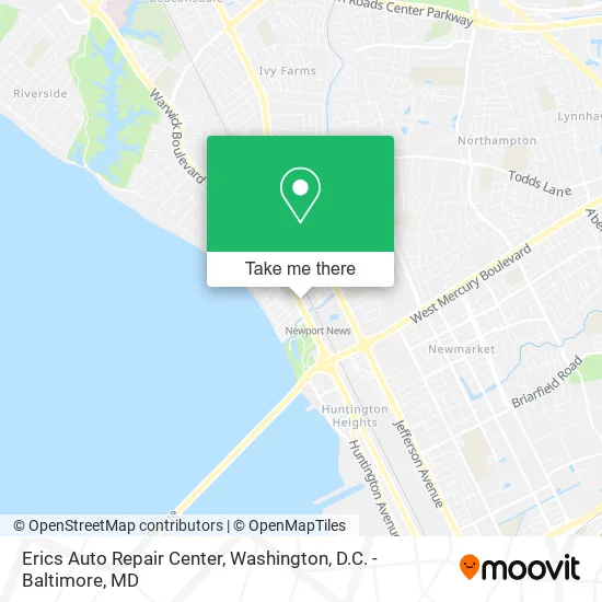Erics Auto Repair Center map