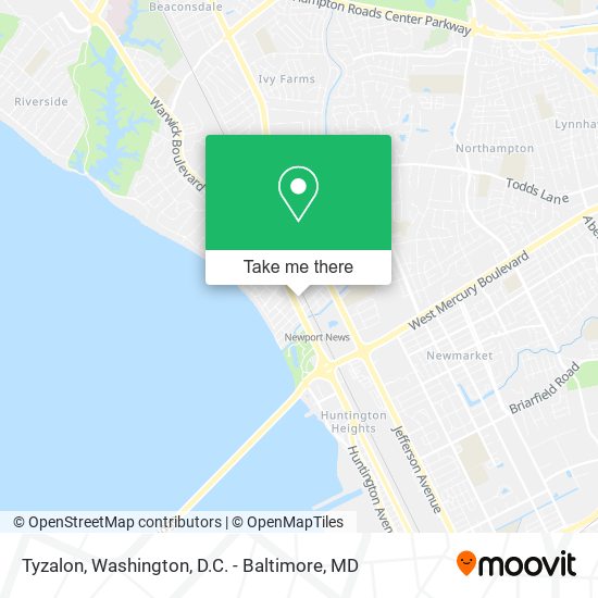 Tyzalon map