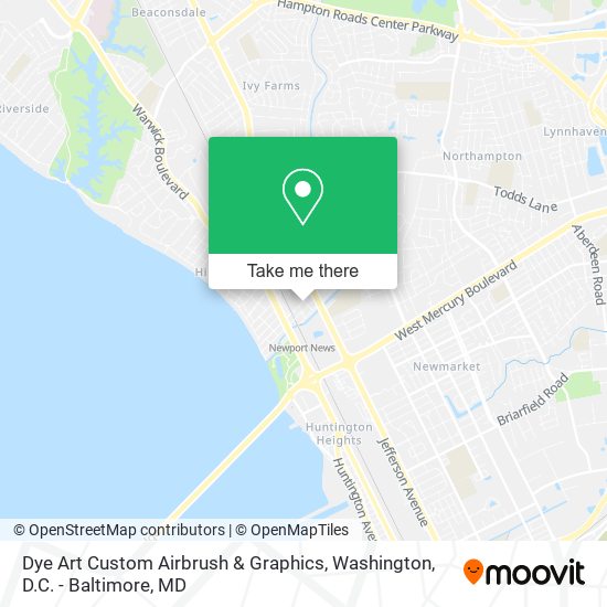 Dye Art Custom Airbrush & Graphics map