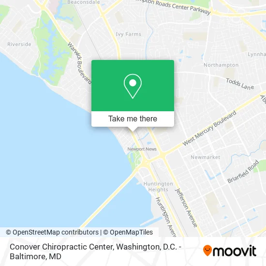 Conover Chiropractic Center map