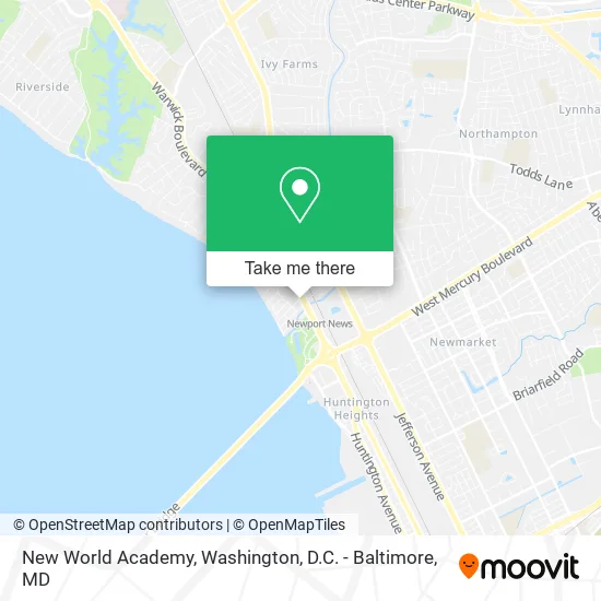 Mapa de New World Academy
