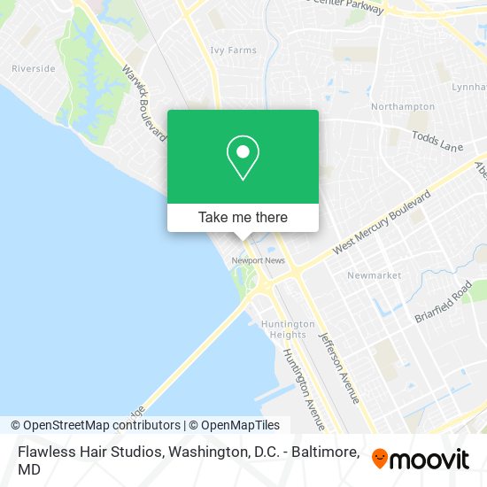 Flawless Hair Studios map