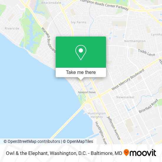 Owl & the Elephant map
