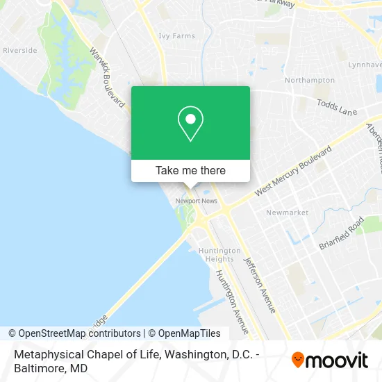 Metaphysical Chapel of Life map