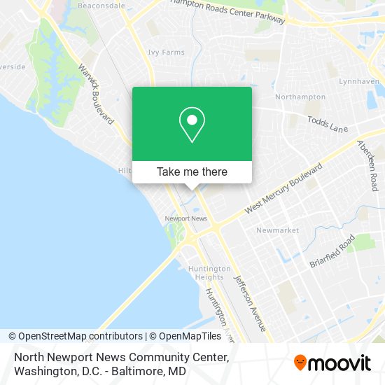 North Newport News Community Center map
