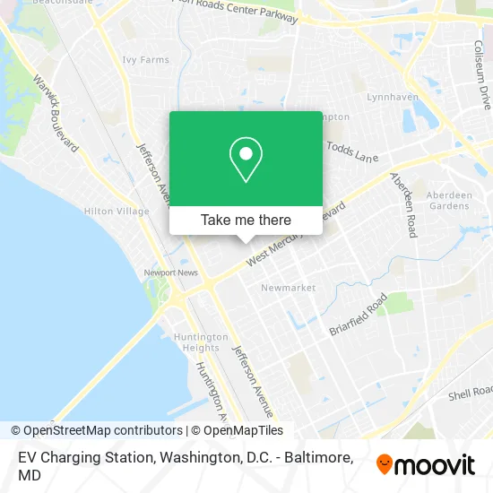EV Charging Station map