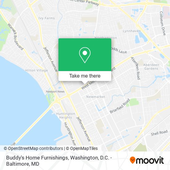 Mapa de Buddy's Home Furnishings