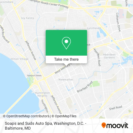 Soaps and Suds Auto Spa map