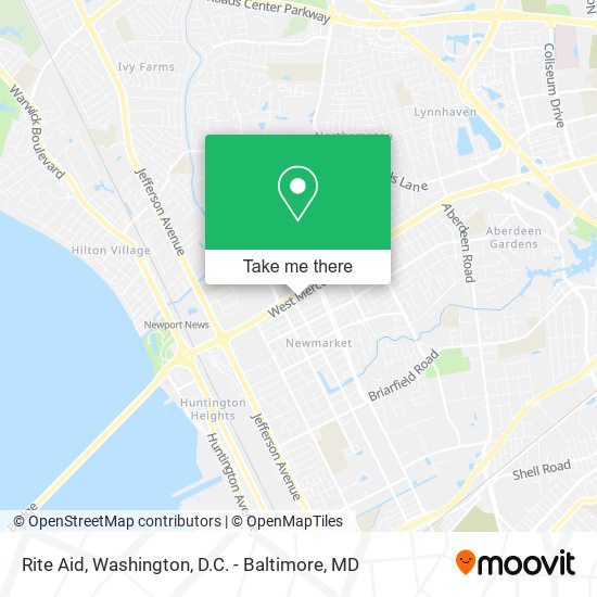 Rite Aid map