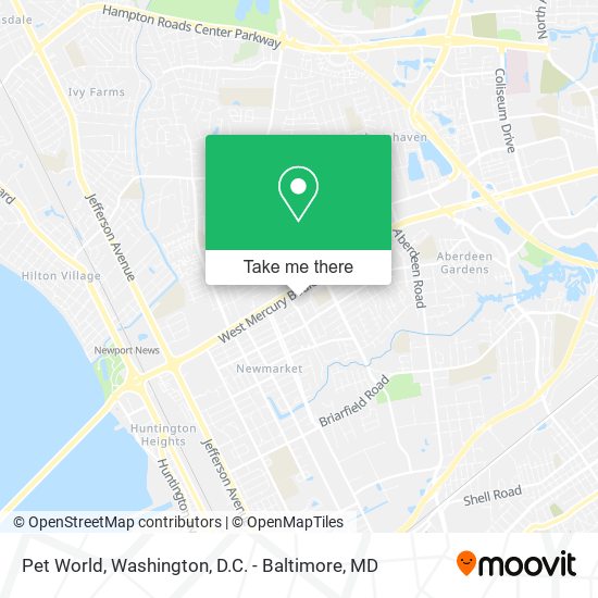 Pet World map