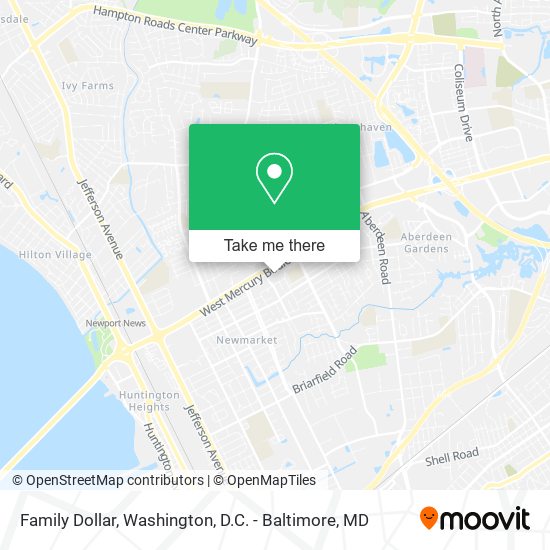 Family Dollar map
