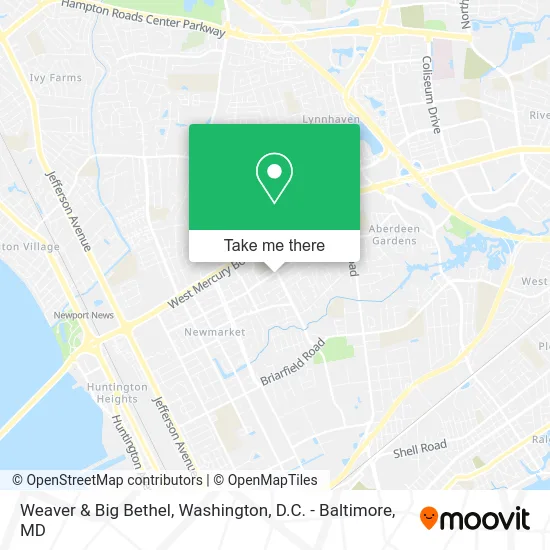 Weaver & Big Bethel map