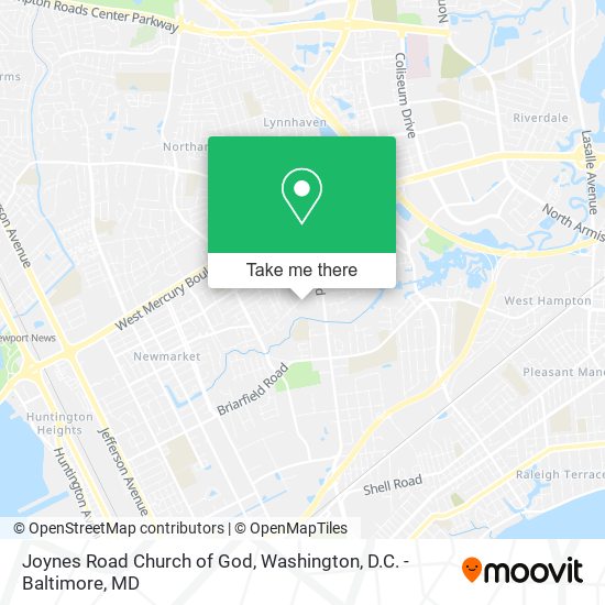 Mapa de Joynes Road Church of God