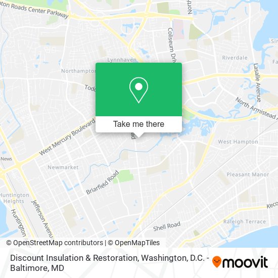 Mapa de Discount Insulation & Restoration