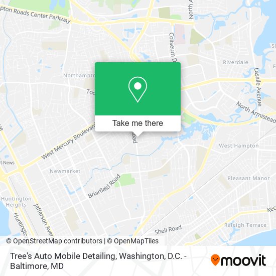 Tree's Auto Mobile Detailing map