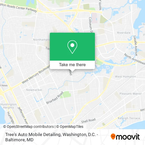 Tree's Auto Mobile Detailing map