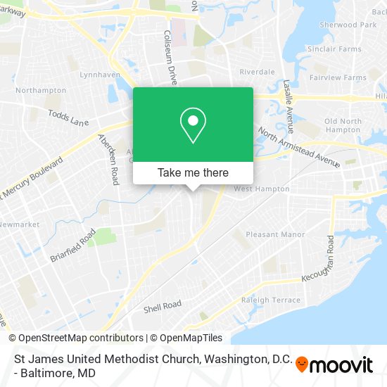 St James United Methodist Church map