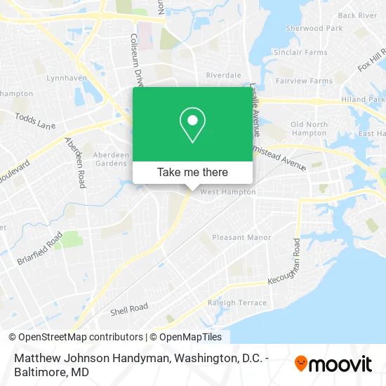 Matthew Johnson Handyman map