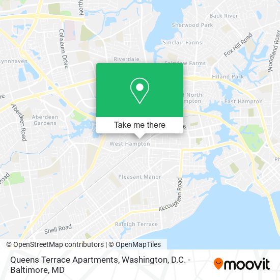 Queens Terrace Apartments map