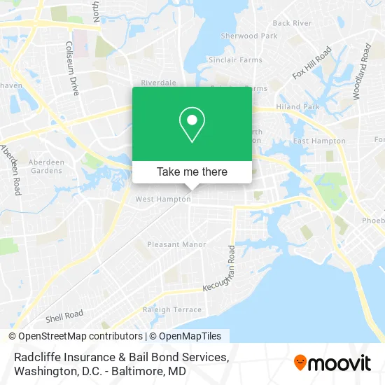Radcliffe Insurance & Bail Bond Services map