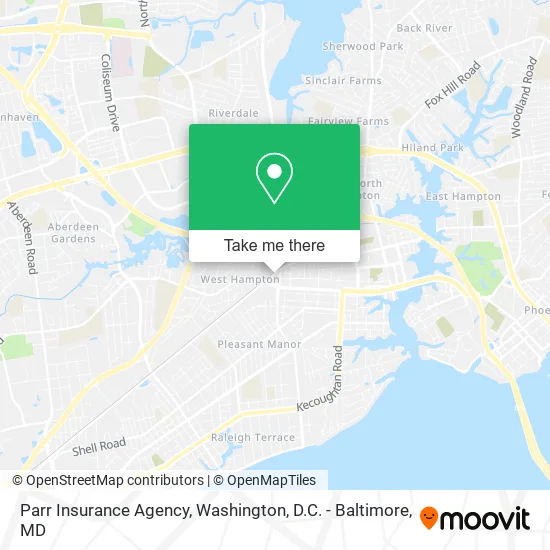 Parr Insurance Agency map