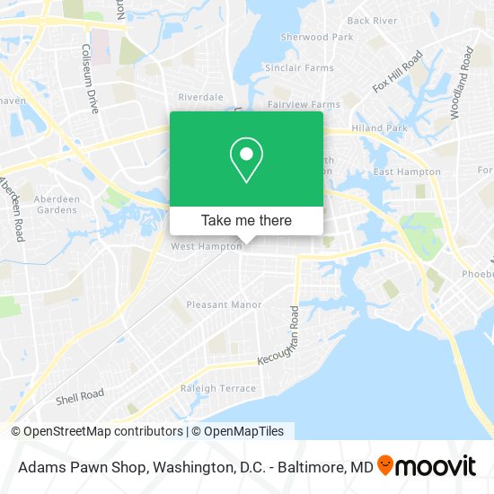 Adams Pawn Shop map
