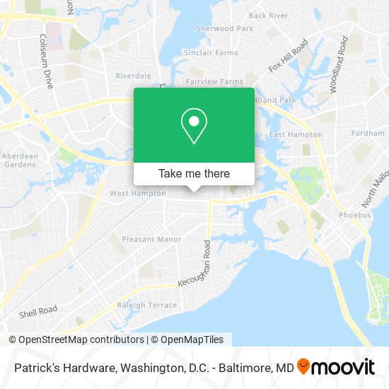 Mapa de Patrick's Hardware