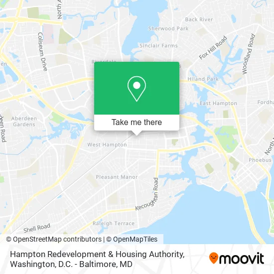 Hampton Redevelopment & Housing Authority map