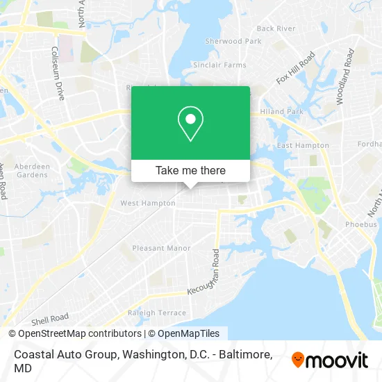 Coastal Auto Group map