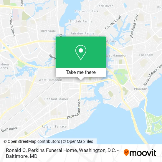 Ronald C. Perkins Funeral Home map