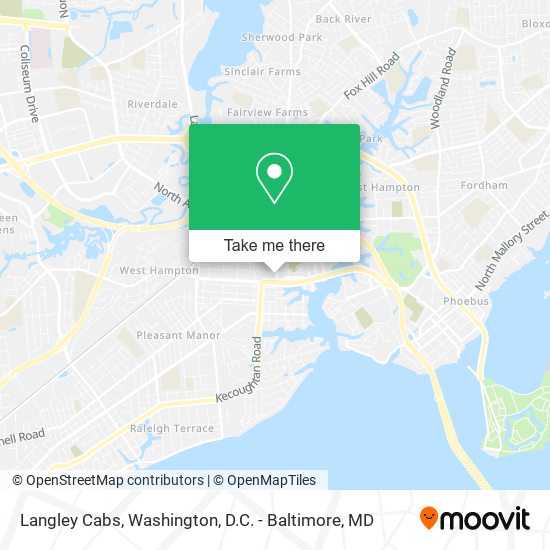 Langley Cabs map