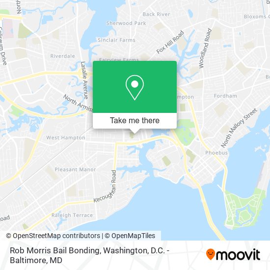 Rob Morris Bail Bonding map