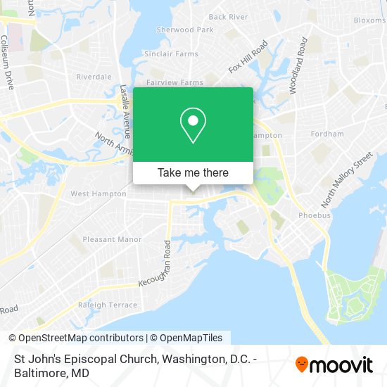 St John's Episcopal Church map