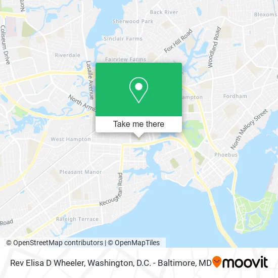 Rev Elisa D Wheeler map