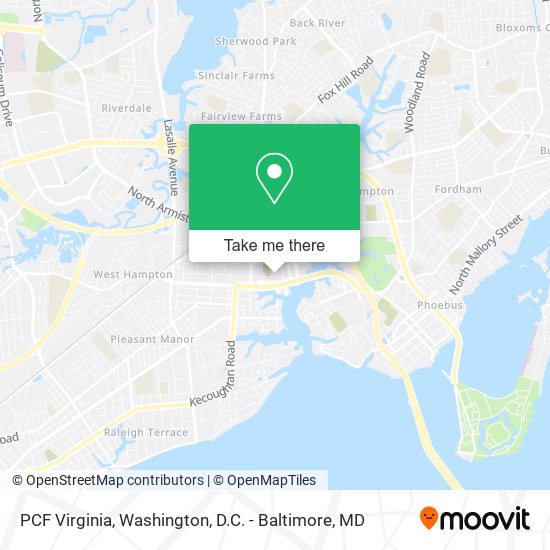 Mapa de PCF Virginia
