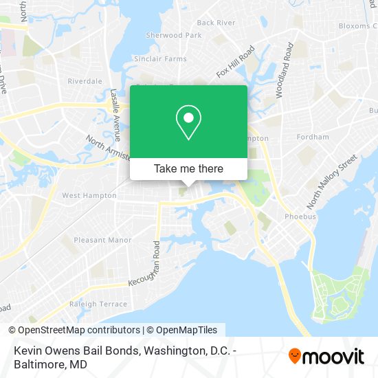 Kevin Owens Bail Bonds map