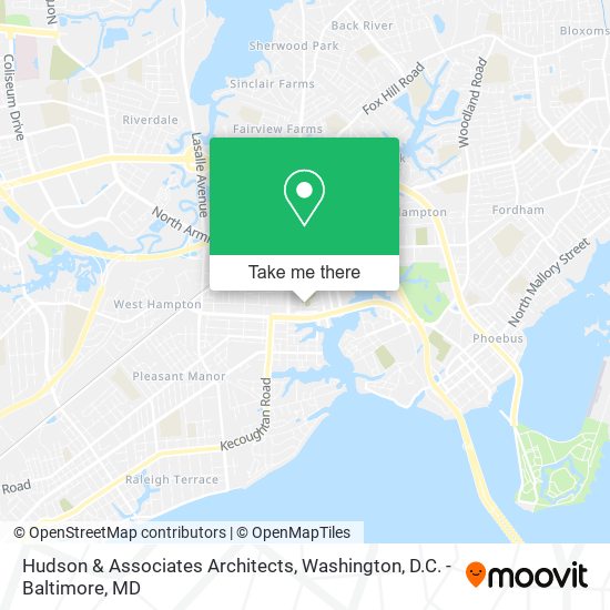 Mapa de Hudson & Associates Architects