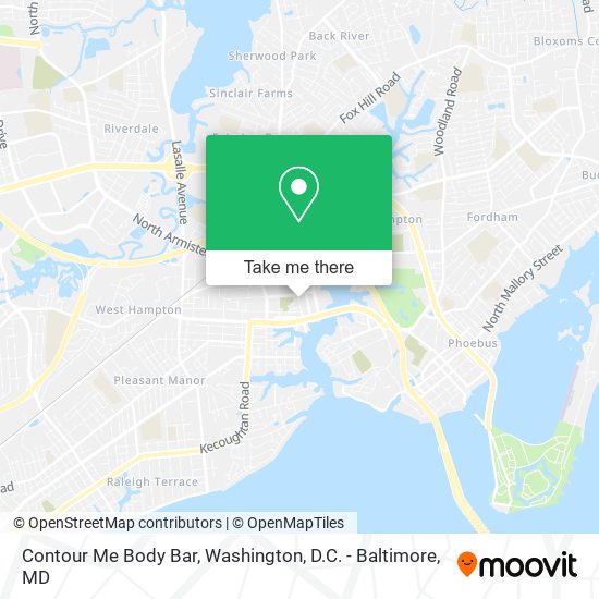 Contour Me Body Bar map