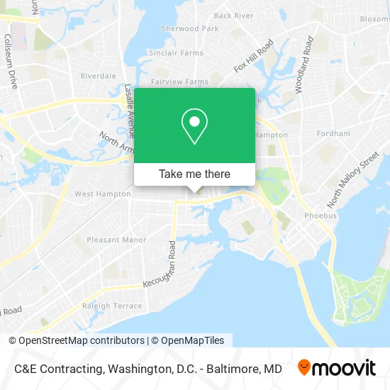 C&E Contracting map