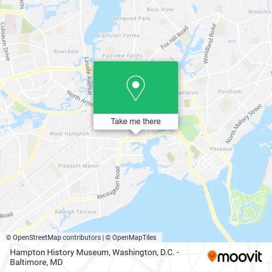 Hampton History Museum map