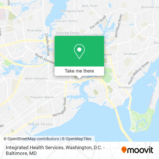 Integrated Health Services map