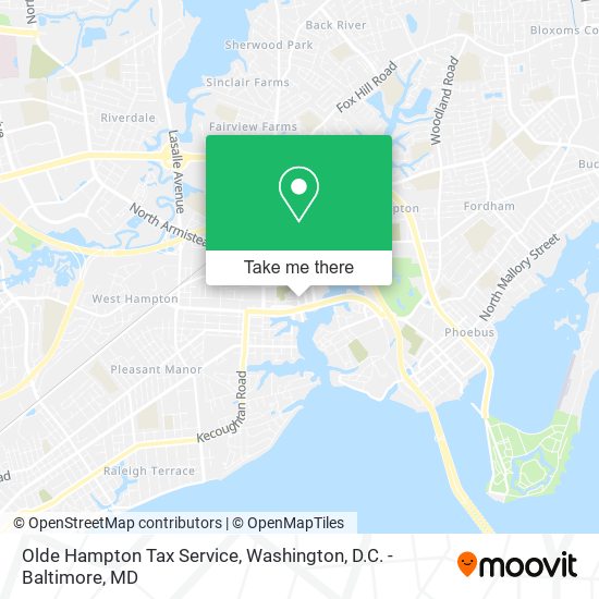 Olde Hampton Tax Service map