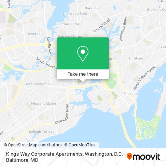Kings Way Corporate Apartments map