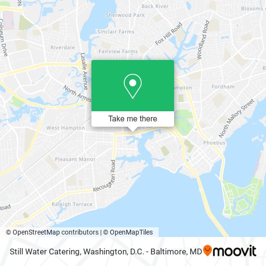 Still Water Catering map