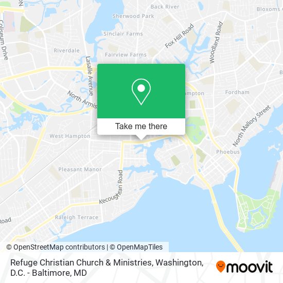 Mapa de Refuge Christian Church & Ministries