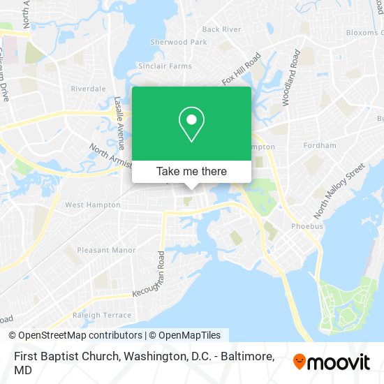 First Baptist Church map
