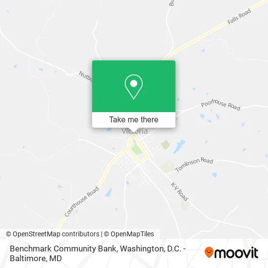 Benchmark Community Bank map